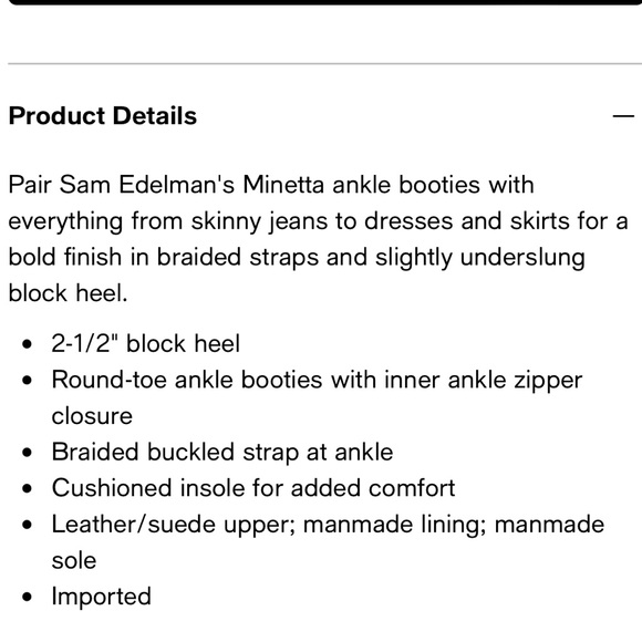 Sam Eldaman Minetta booties! - Picture 6 of 6